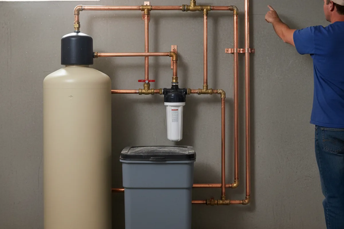 Whole-house water treatment system installed in Luther